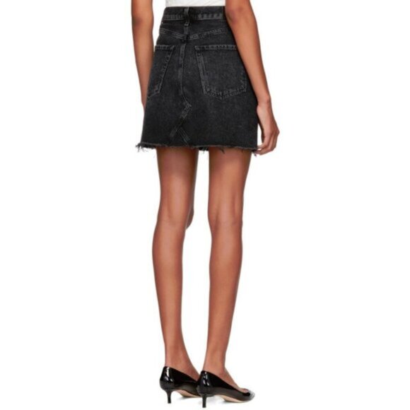 NWT Citizens of Humanity black denim mini skirt, 27 - Picture 14 of 16